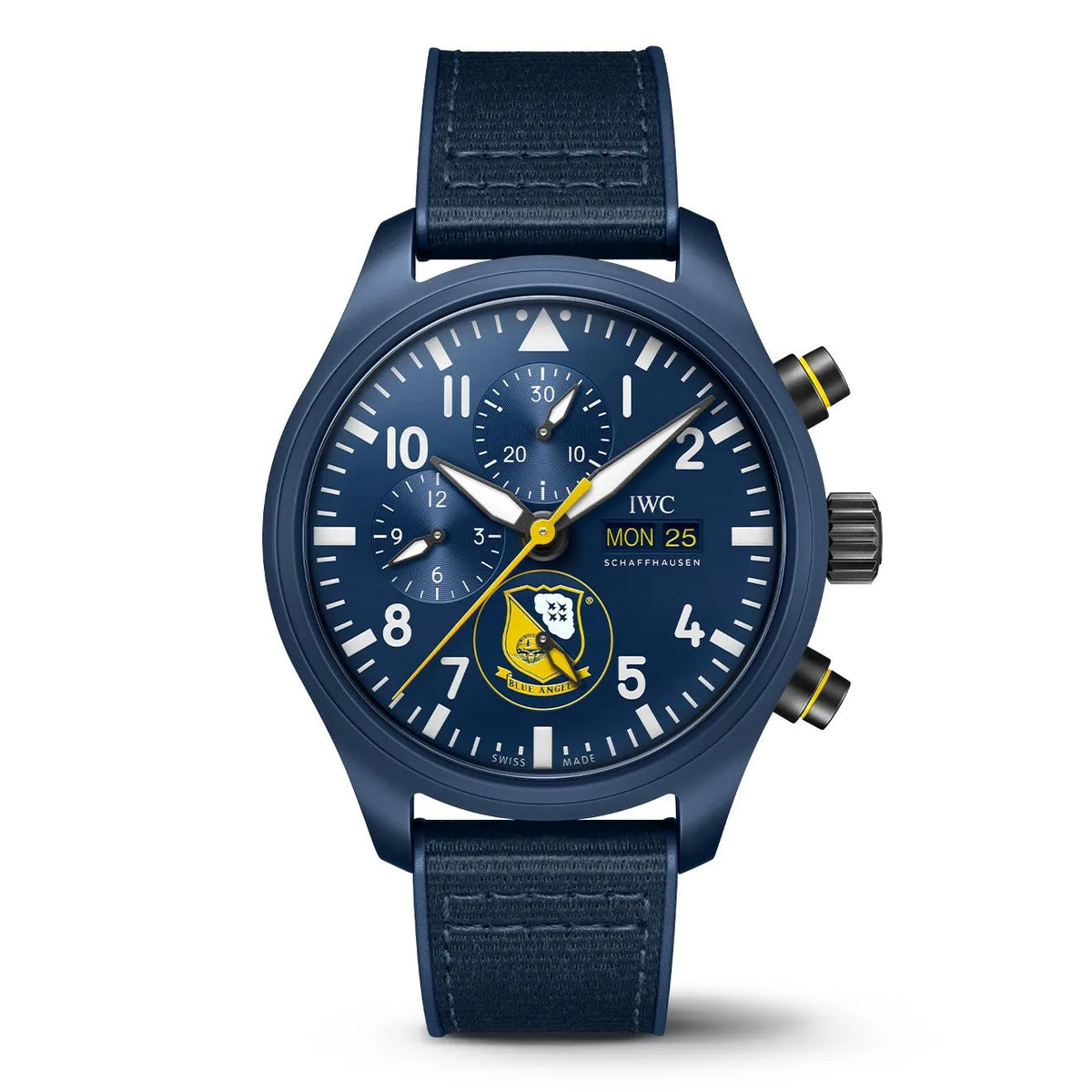 IWC Pilot's Chronograph Edition Blue Angels Watch 44.5mm IW389109