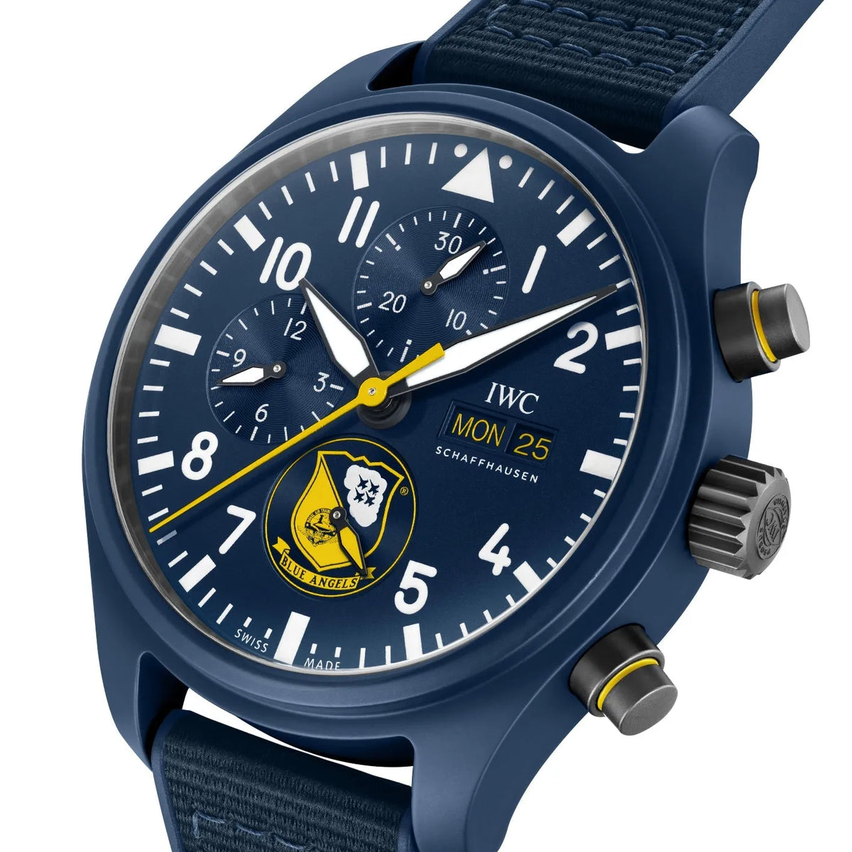 IWC Pilot's Chronograph Edition Blue Angels Watch 44.5mm IW389109