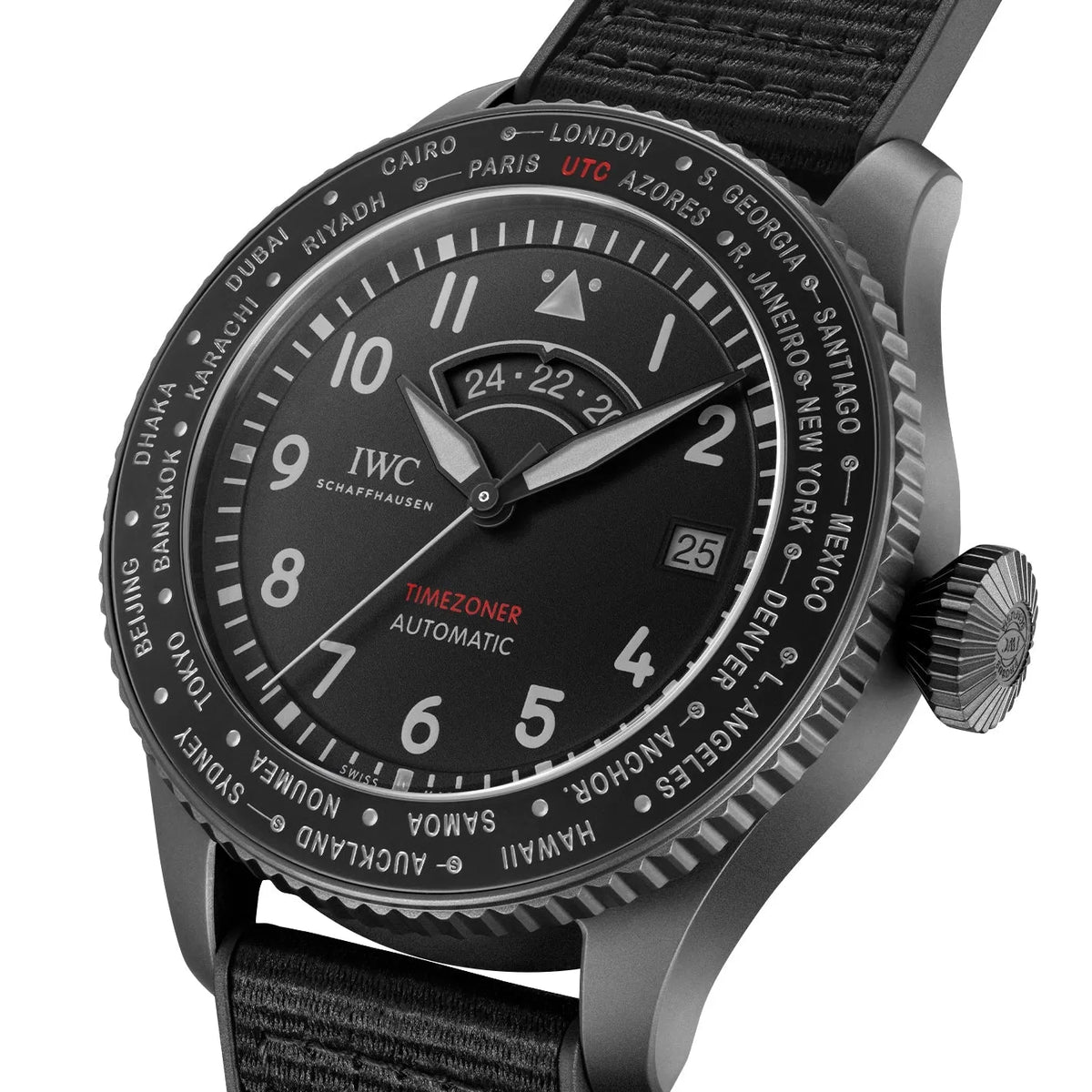 IWC Pilot's Watch Timezoner TOP GUN Ceratanium Watch 46mm IW395505