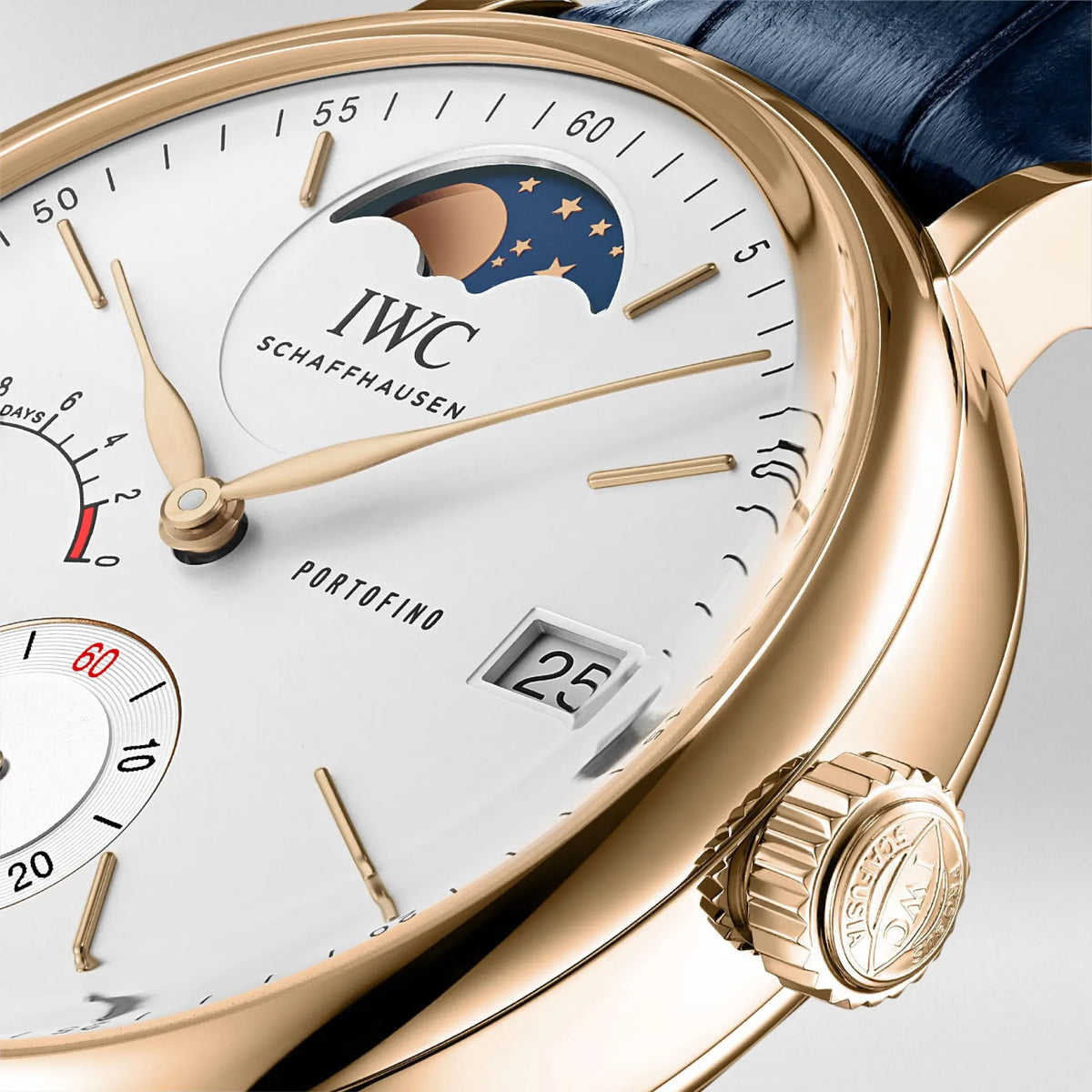 IWC Portofino Hand-Wound Moon Phase Watch 45mm IW516409