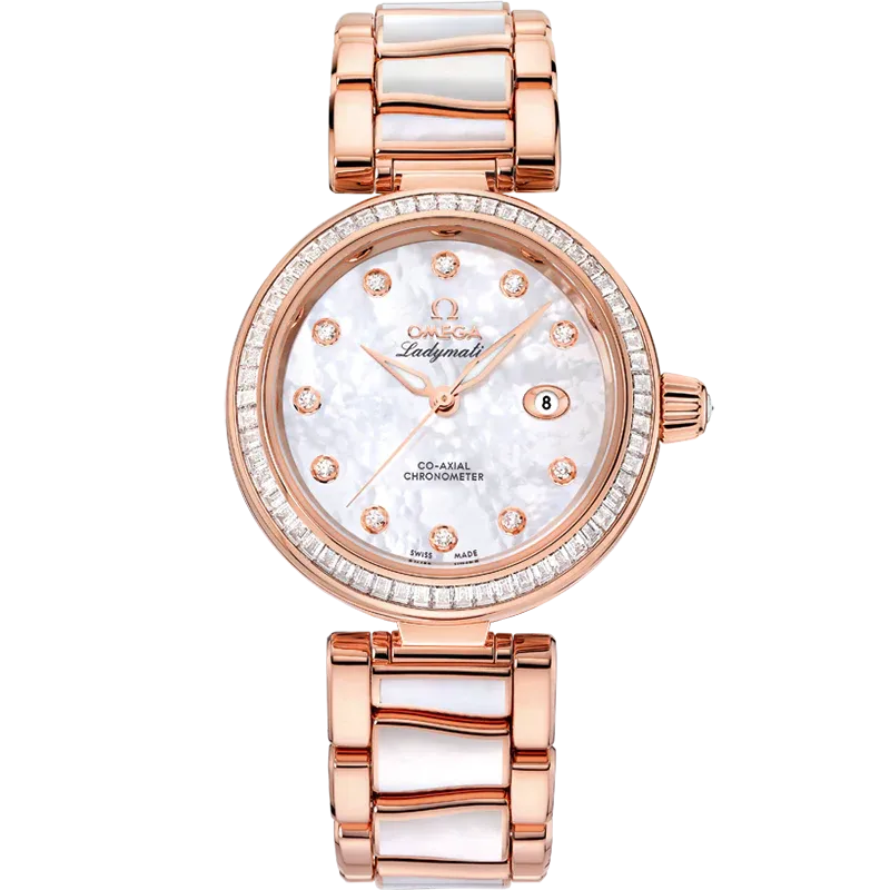 Omega De Ville Ladymatic Watch 34mm 425.65.34.20.55.007