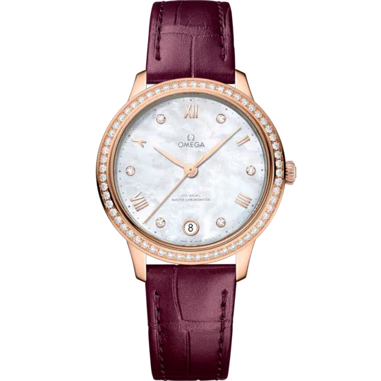 Omega De Ville Prestige Watch 34mm 434.58.34.20.55.001