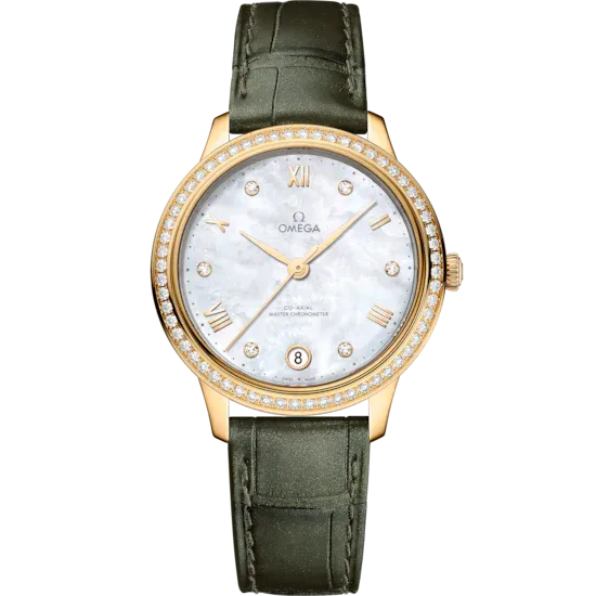 Omega De Ville Prestige Watch 34mm 434.58.34.20.55.002