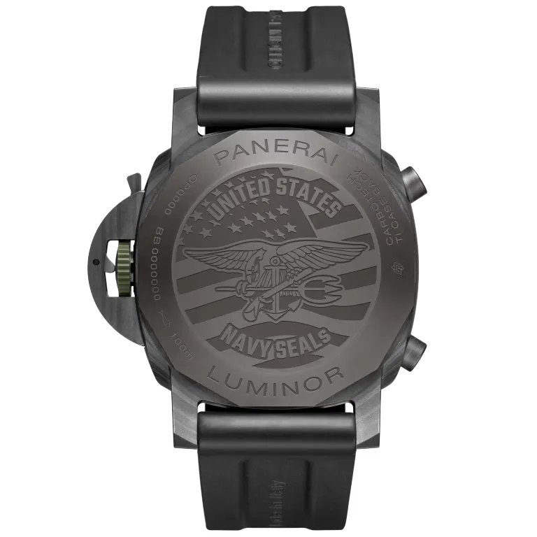 Panerai Luminor Chrono Carbotech Navy SEALs Watch 44mm PAM01419