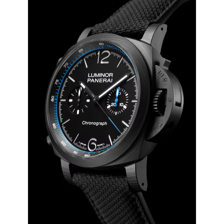 Panerai Luminor Chrono Carbotech Watch 44mm PAM01219
