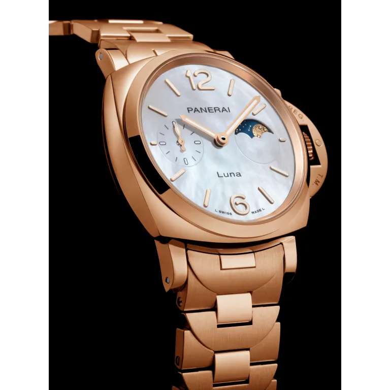 Panerai Luminor Due Luna TuttoOro Watch 38mm PAM01504