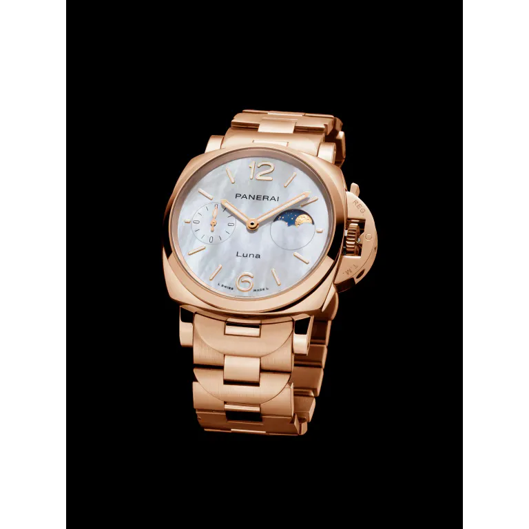 Panerai Luminor Due Luna TuttoOro Watch 38mm PAM01504
