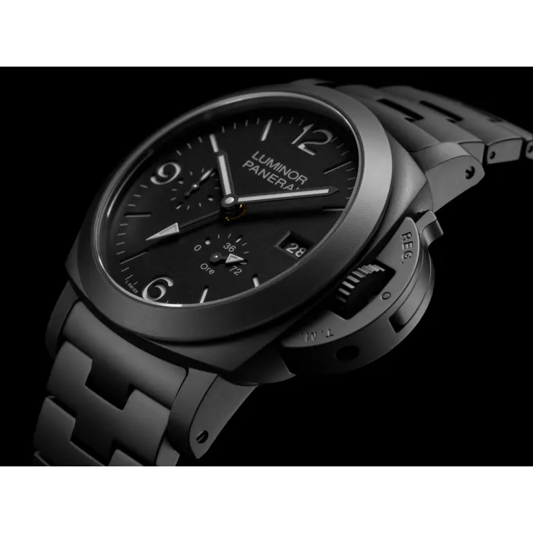 Panerai Luminor GMT Power Reserve Ceramica Watch 44mm PAM01674