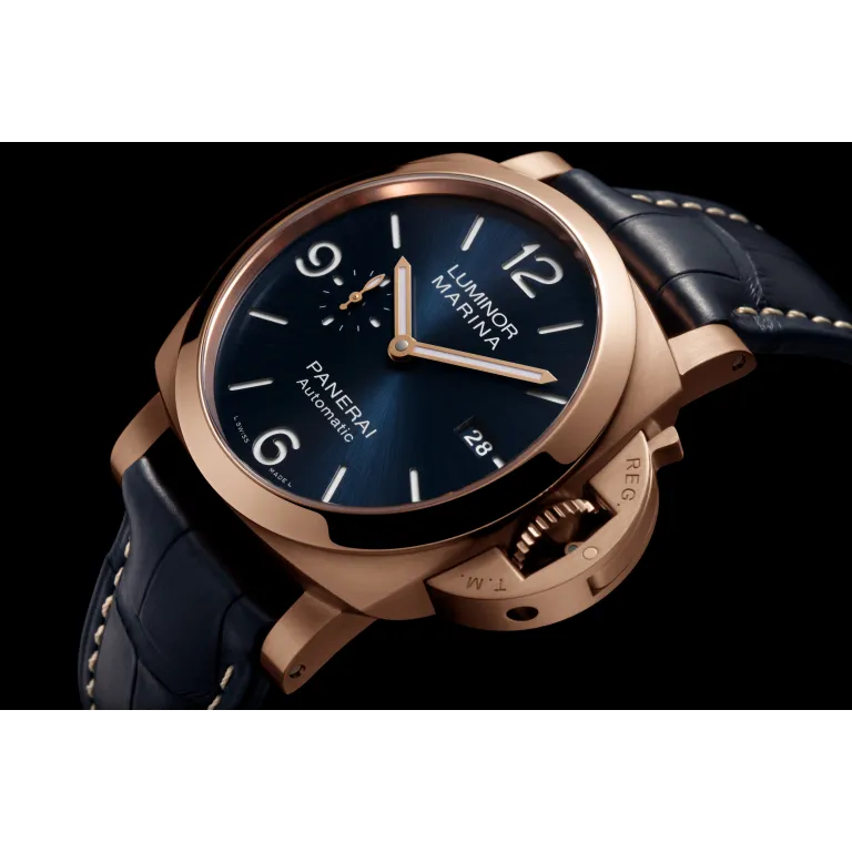 Panerai Luminor Marina Goldtech Watch 44mm PAM01112