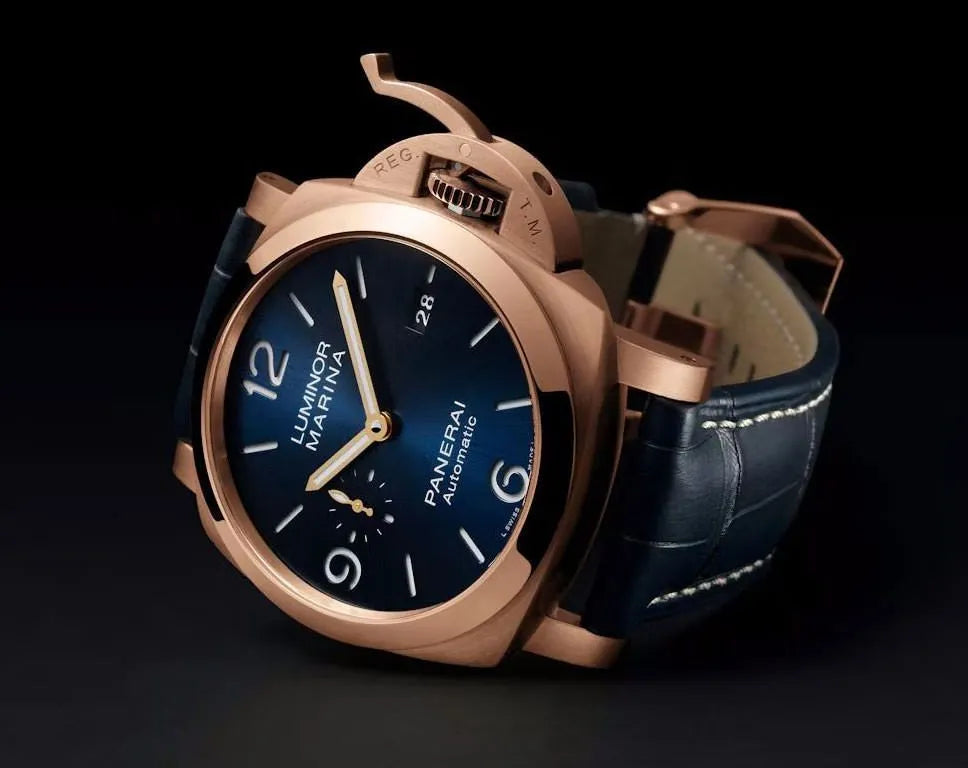 Panerai Luminor Marina Goldtech Watch 44mm PAM01112