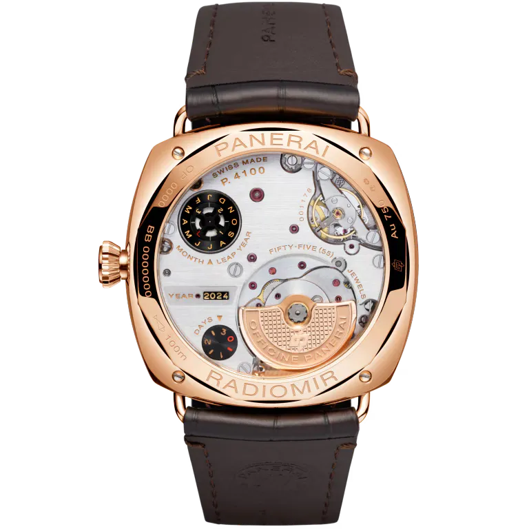 Panerai Radiomir Perpetual Calendar GMT Goldtech Watch 45mm PAM01453