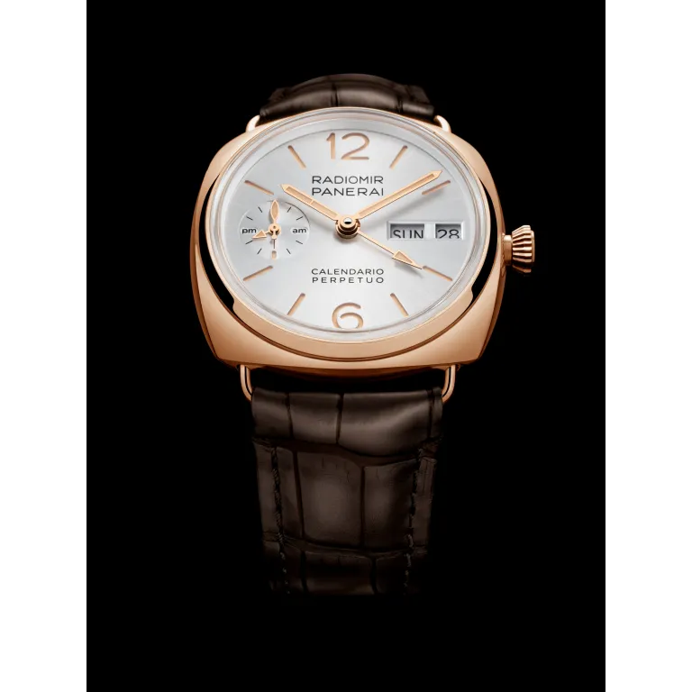 Panerai Radiomir Perpetual Calendar GMT Goldtech Watch 45mm PAM01453