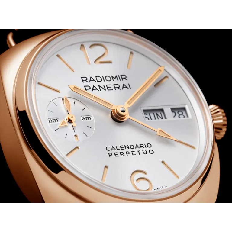 Panerai Radiomir Perpetual Calendar GMT Goldtech Watch 45mm PAM01453
