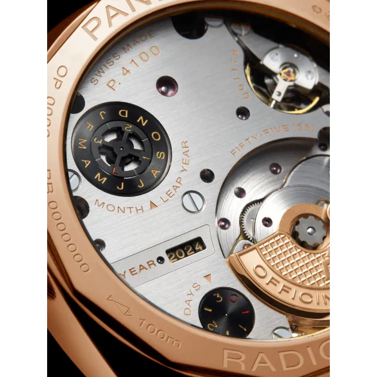 Panerai Radiomir Perpetual Calendar GMT Goldtech Watch 45mm PAM01453