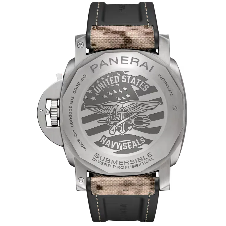 Panerai Submersible Navy SEALs Titanio Watch 47mm PAM01669