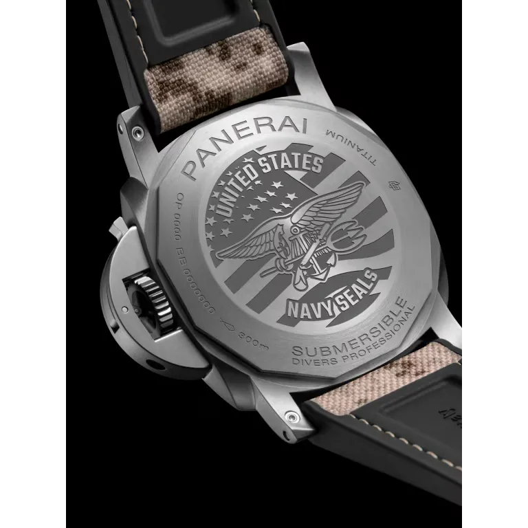 Panerai Submersible Navy SEALs Titanio Watch 47mm PAM01669