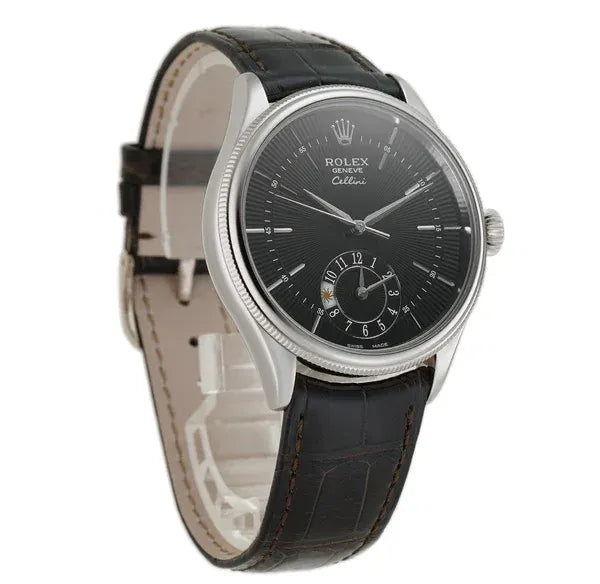Rolex Cellini Dual Time Watch 39mm 50529-0010