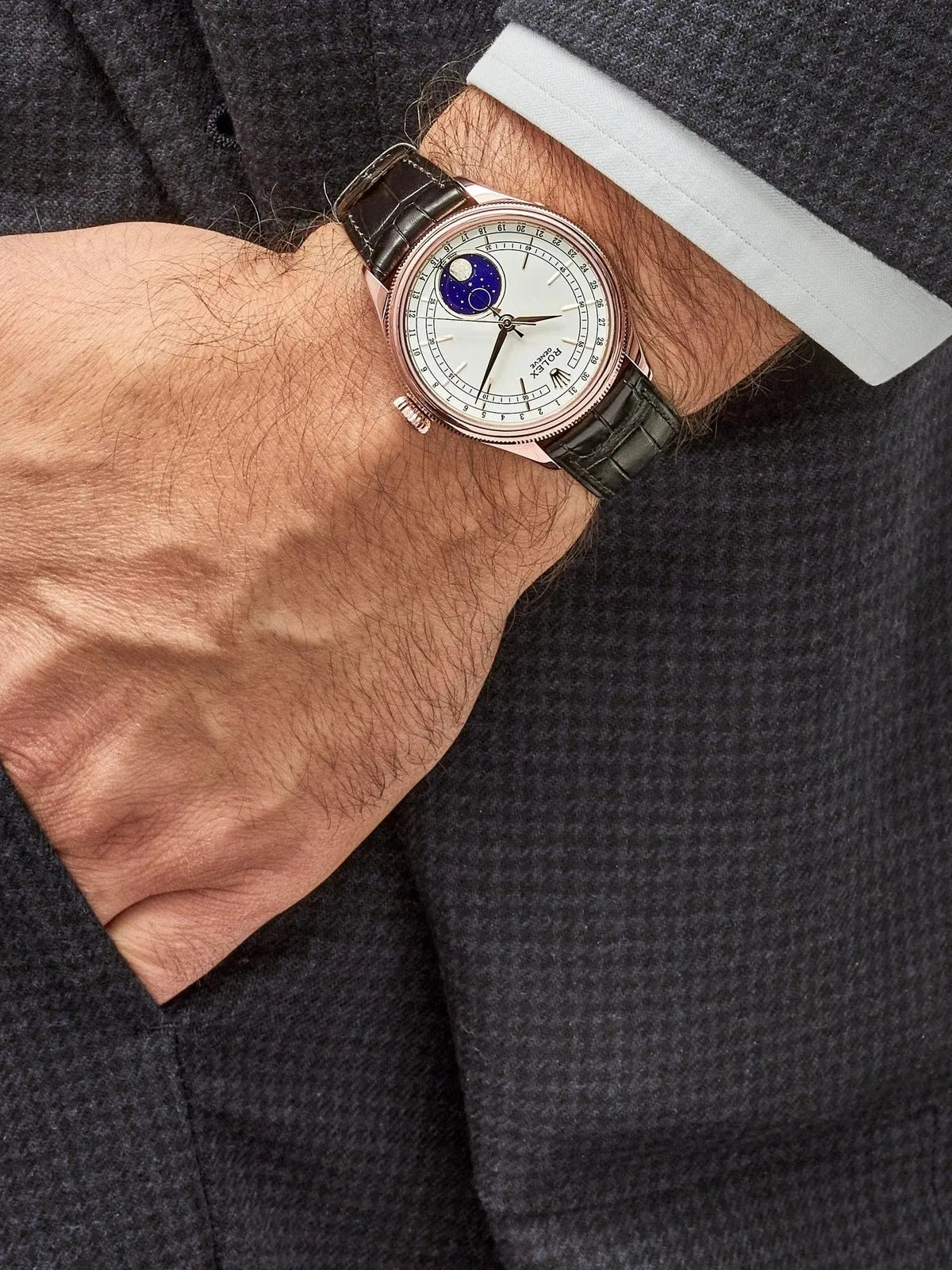 Rolex Cellini Moonphase Watch 39mm M50535-0002