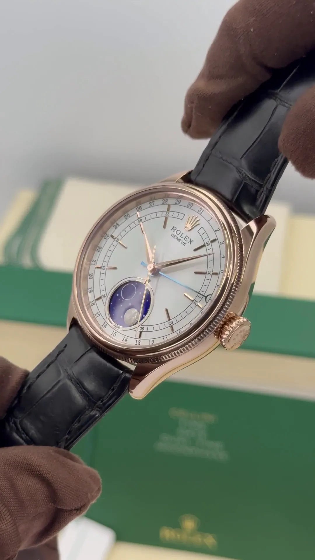 Rolex Cellini Moonphase Watch 39mm M50535-0002