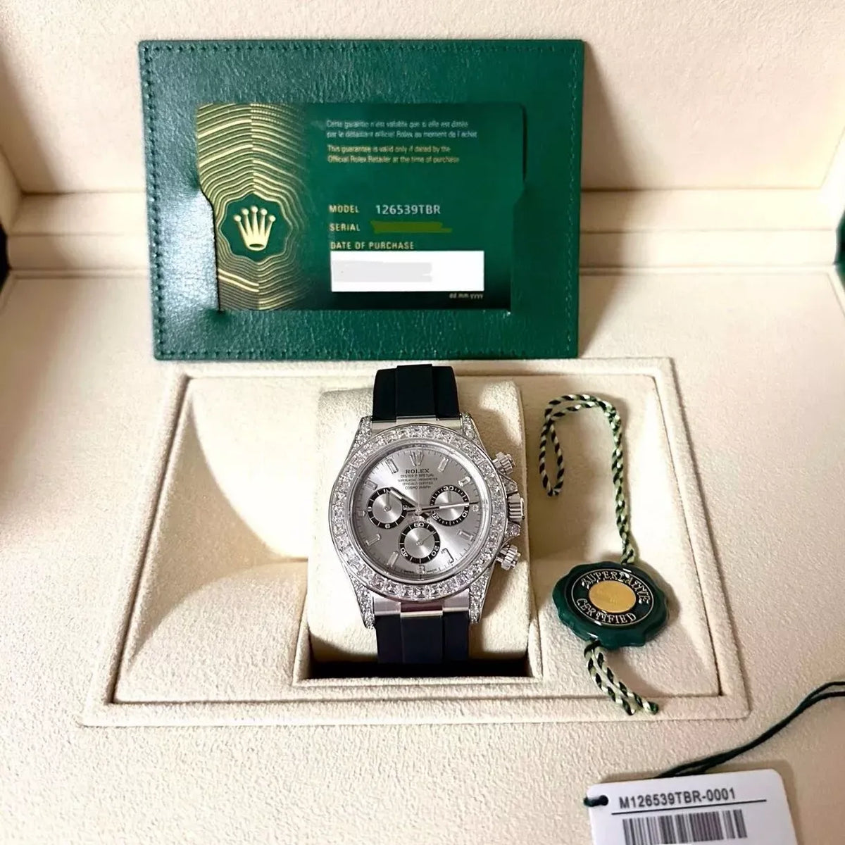 Rolex Cosmograph Daytona Watch 40mm 126539TBR