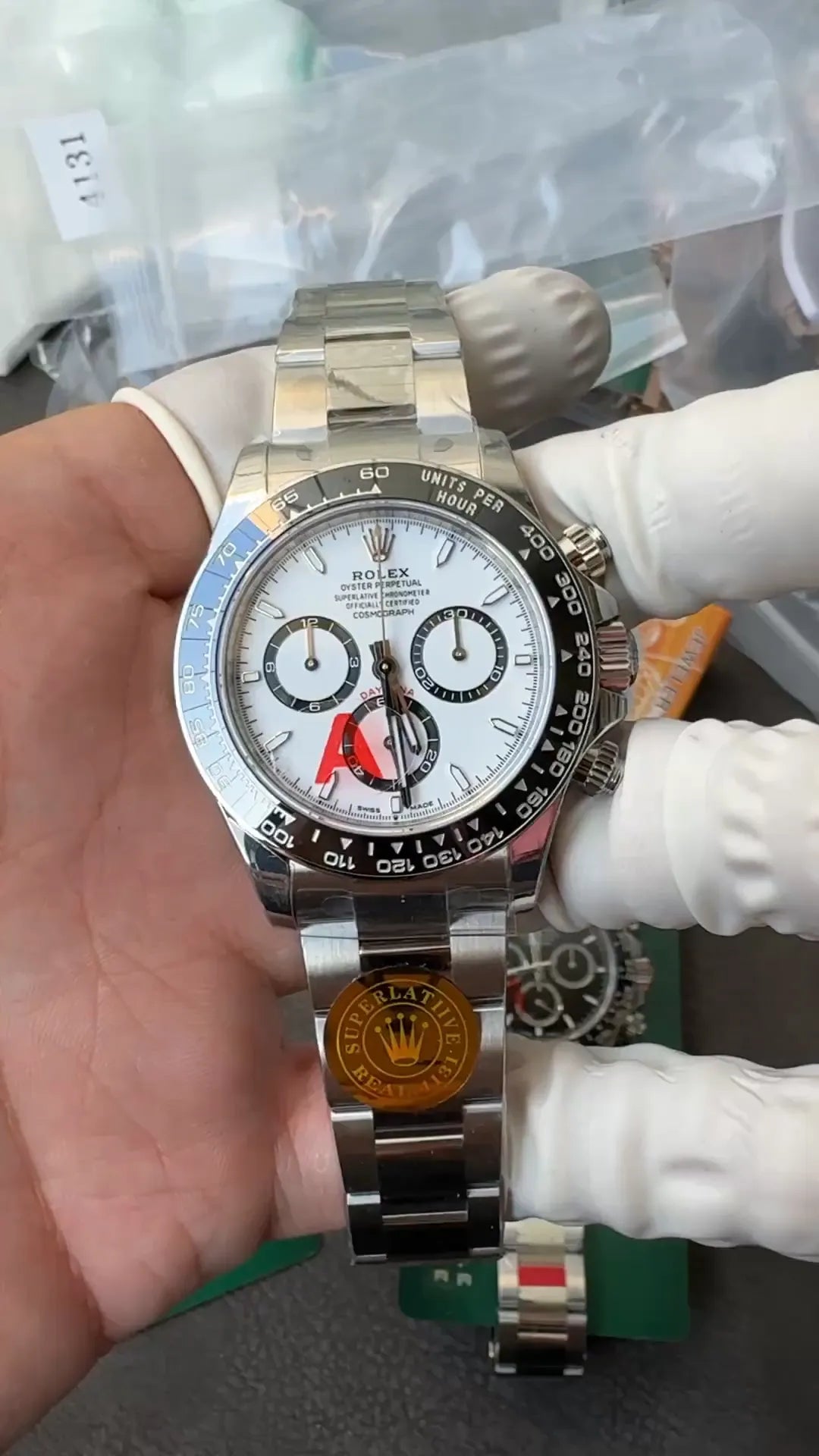 Rolex Cosmograph Daytona Watch 40mm m126500ln-0001