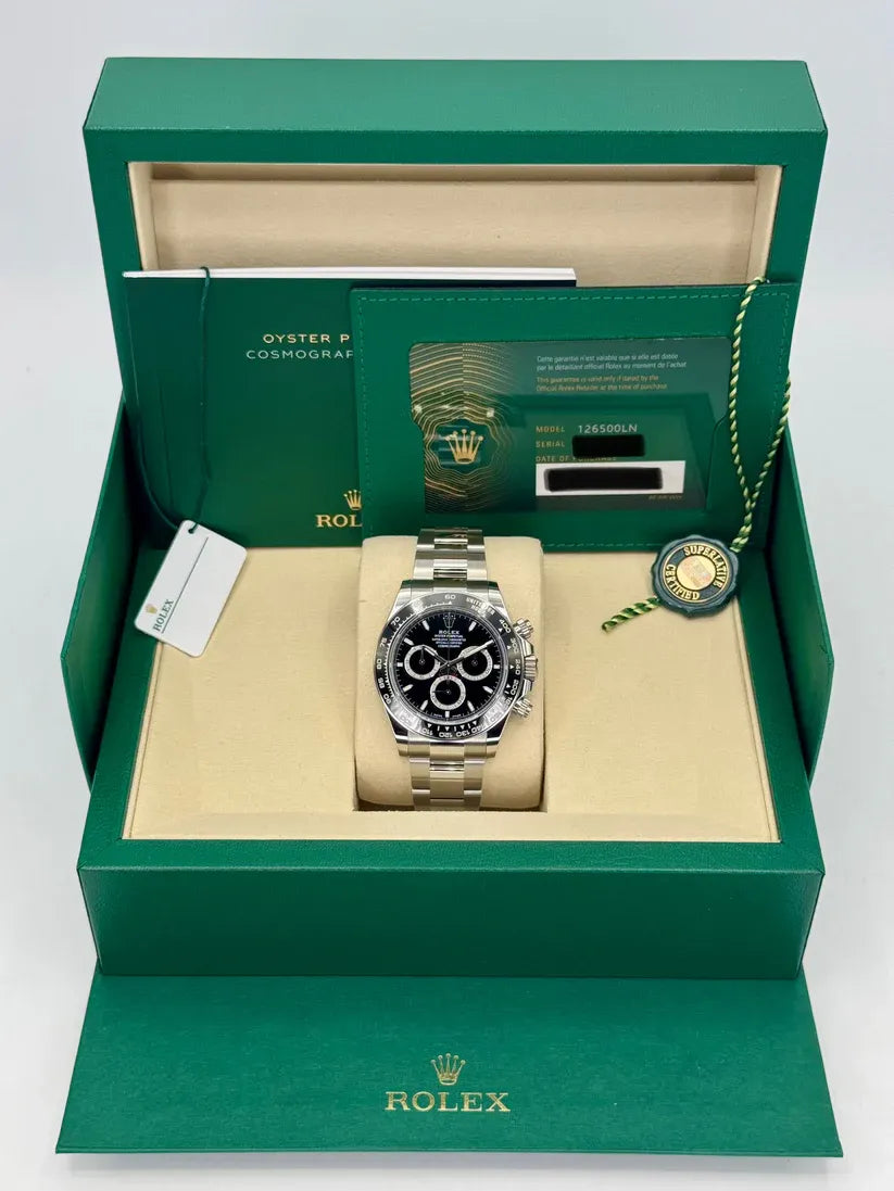 Rolex Cosmograph Daytona Watch 40mm m126500ln-0002