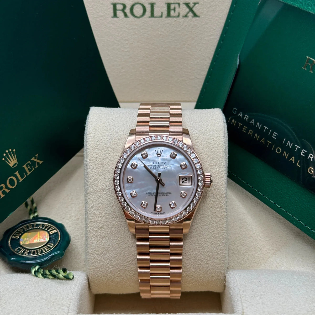 Rolex Datejust 31 Watch 31mm 278285RBR-0005