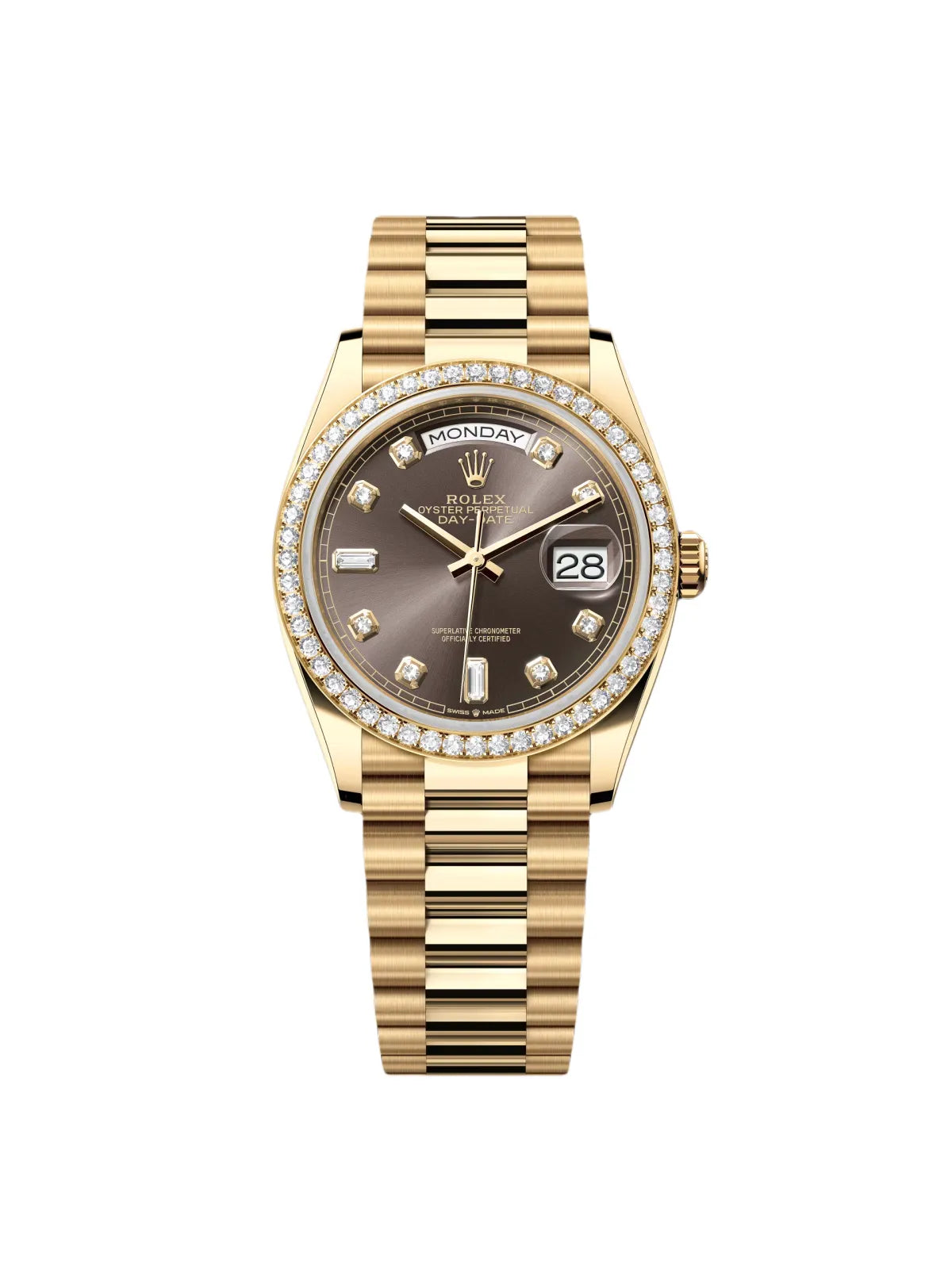 Rolex Day-Date 36 Watch 36mm 128348RBR-0005
