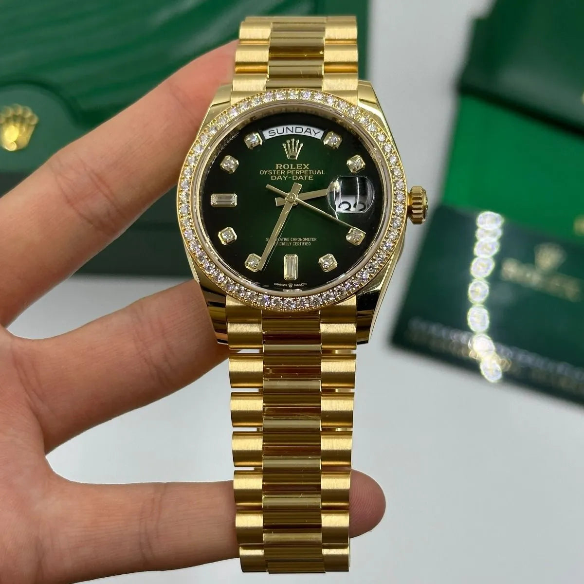 Rolex Day-Date 36 Watch 36mm M128348RBR-0035