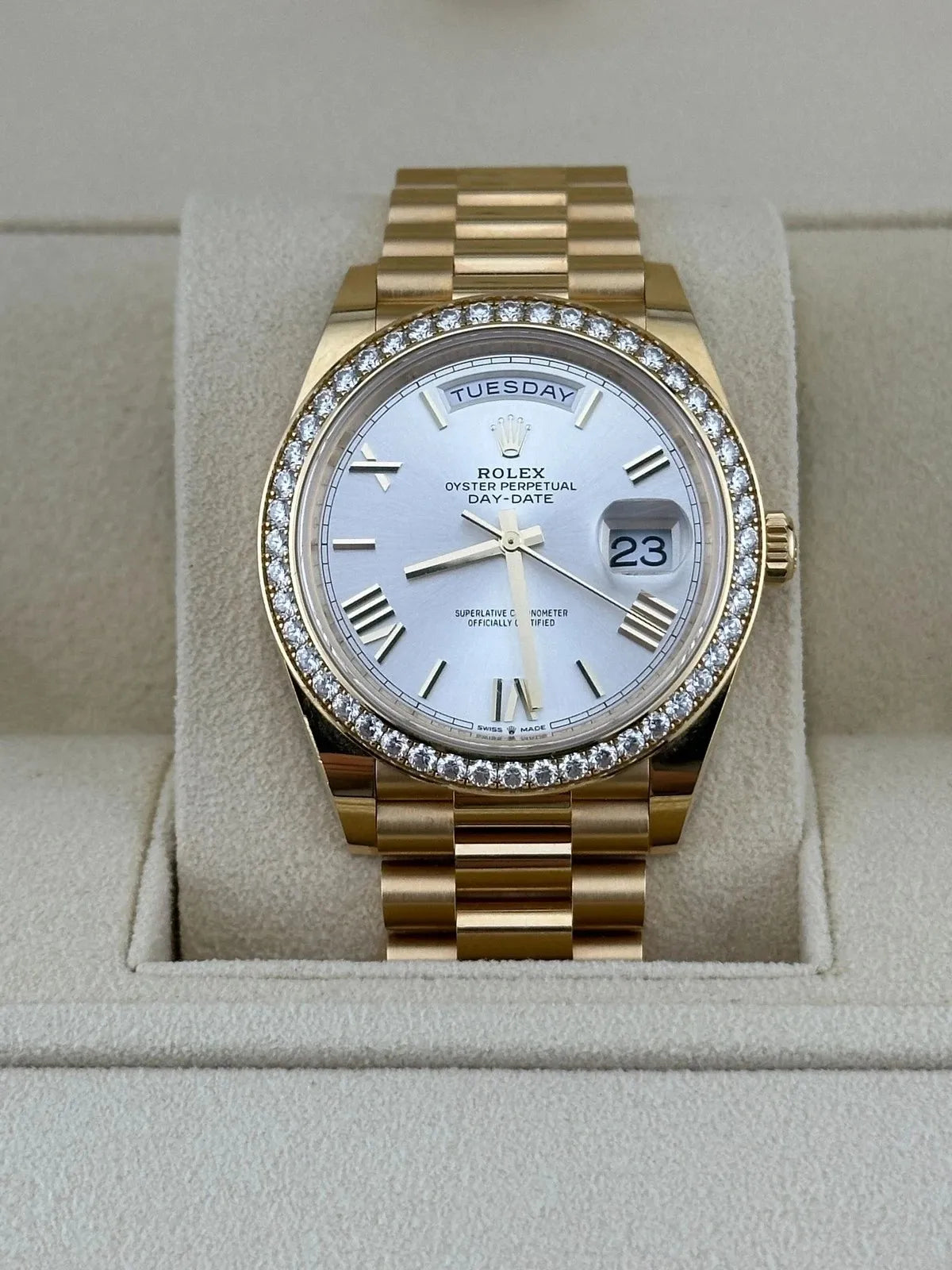 Rolex Day-Date 40 Watch 40mm 228348RBR-0007