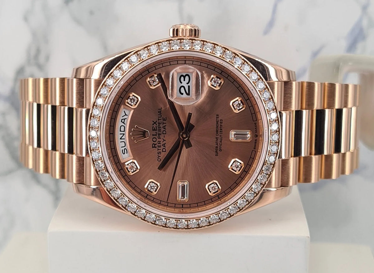 Rolex Day-Date Watch 36mm 128345RBR-0009