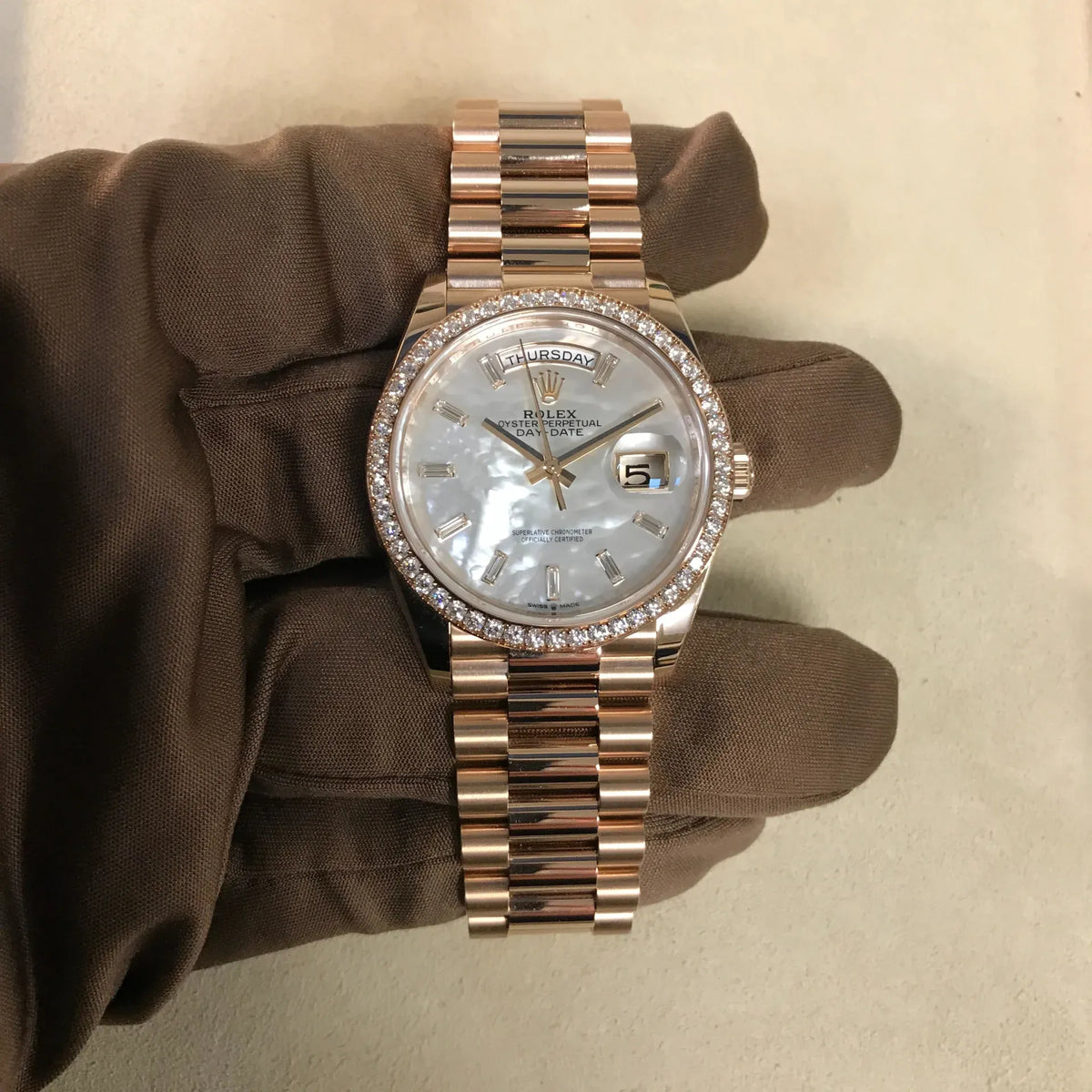Rolex Day-Date Watch 36mm 128345RBR-0077
