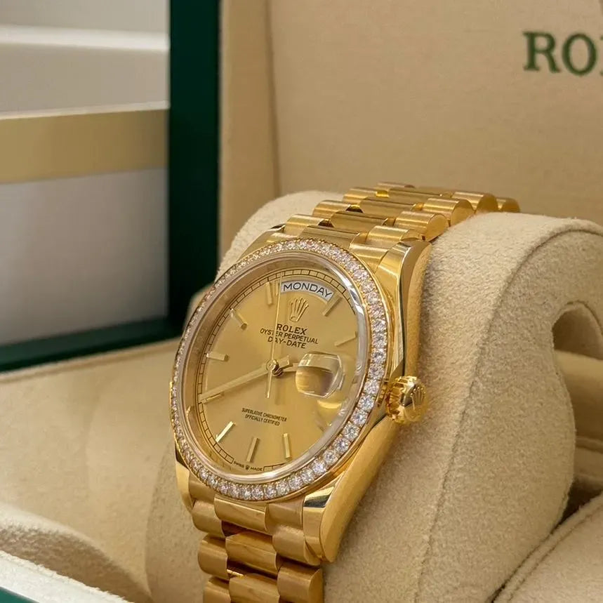 Rolex Day-Date Watch 36mm 128348RBR-0026