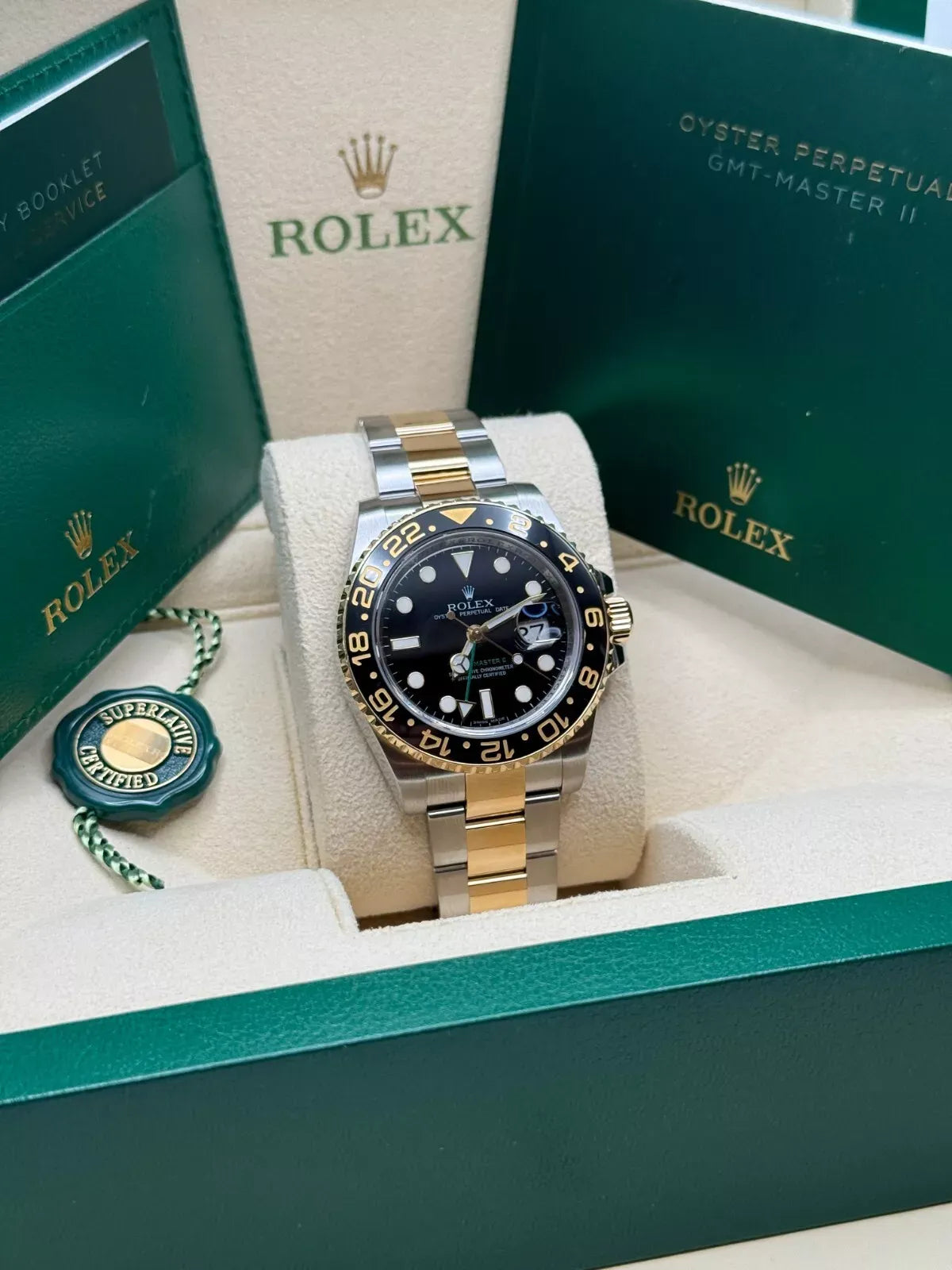 Rolex GMT Master II Watch 40mm 116713LN