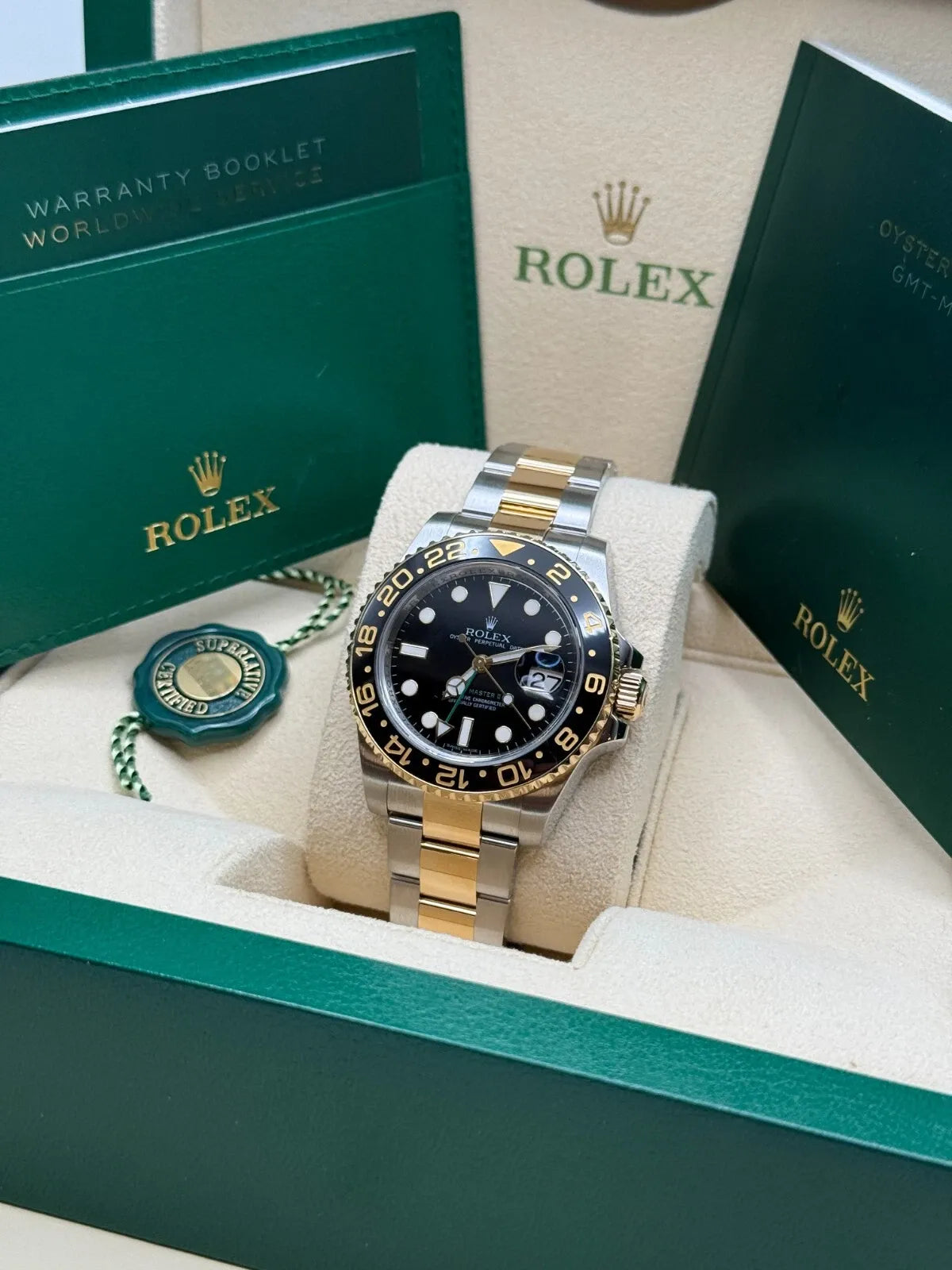 Rolex GMT Master II Watch 40mm 116713LN