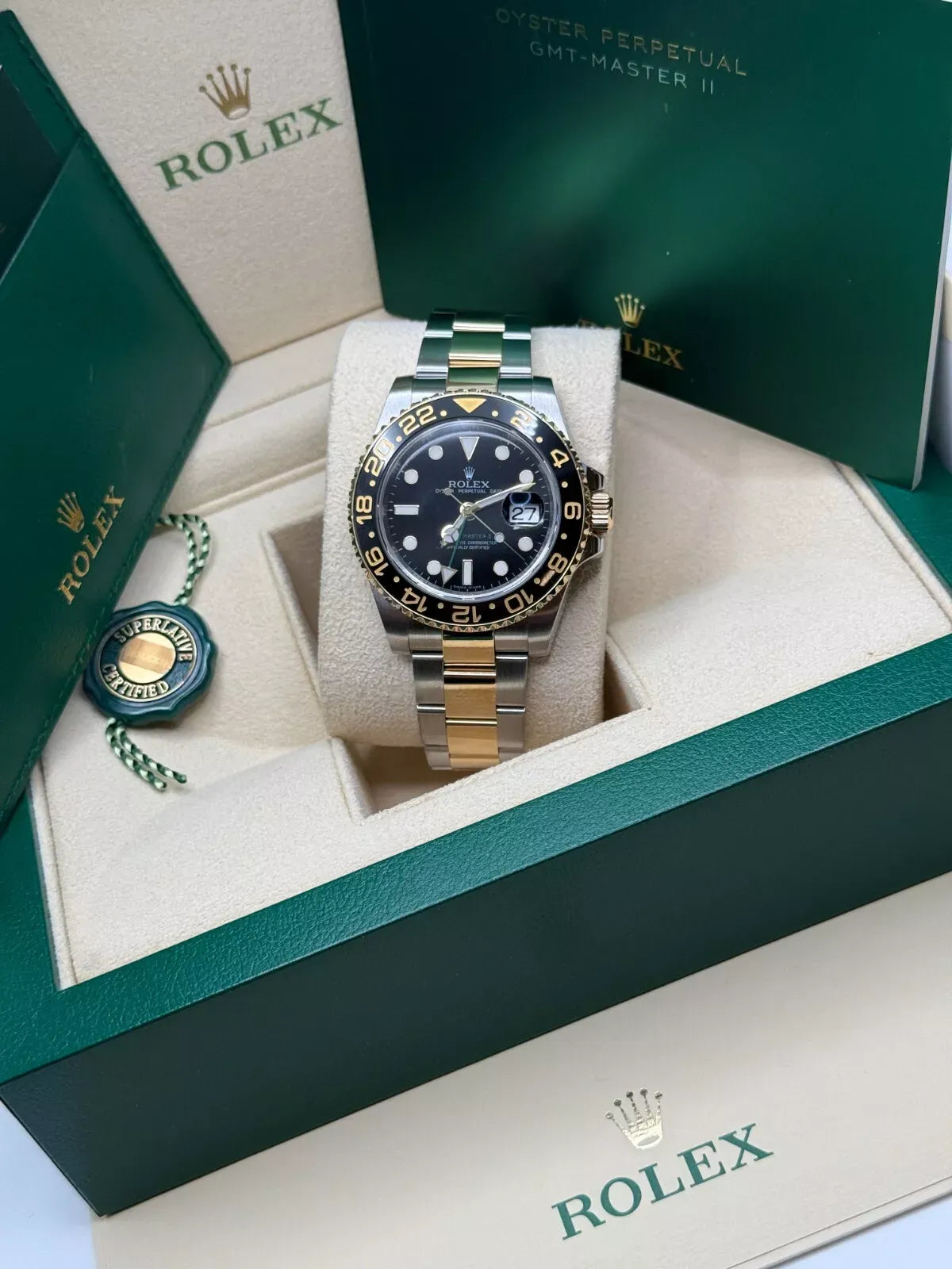 Rolex GMT Master II Watch 40mm 116713LN