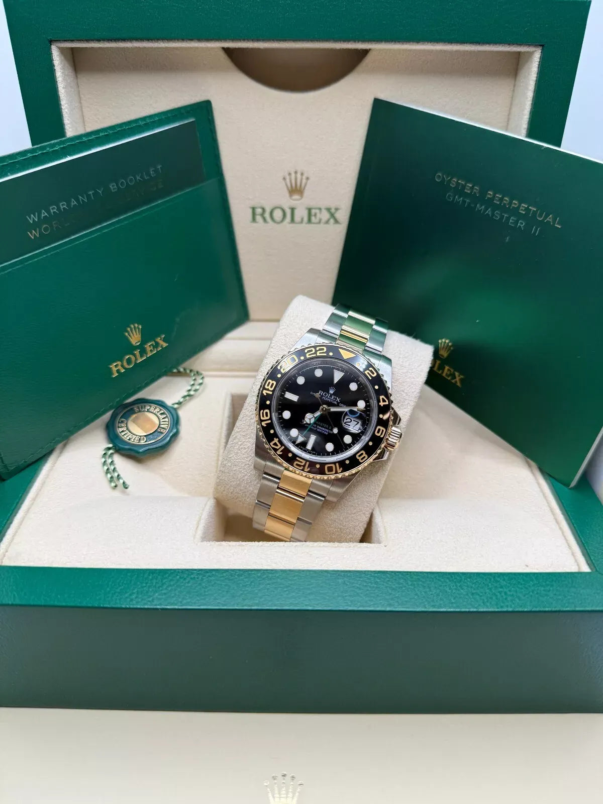Rolex GMT Master II Watch 40mm 116713LN