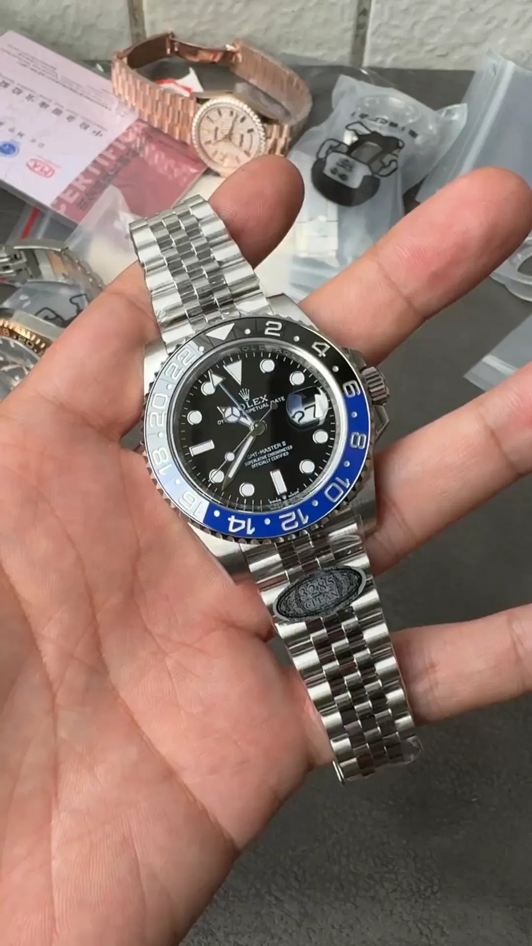 Rolex GMT-Master II Watch 40mm 126710blnr-0002