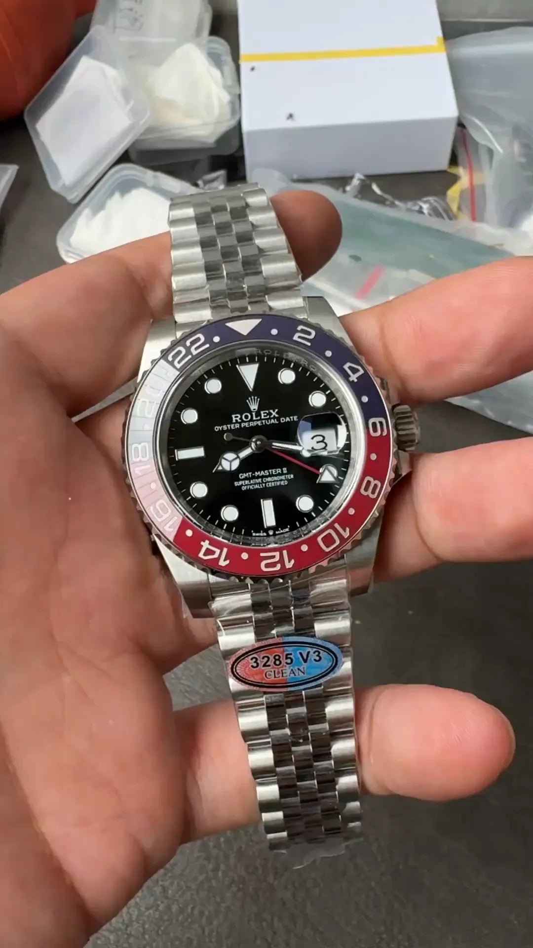 Rolex GMT-Master II Watch 40mm 126710blro-0001