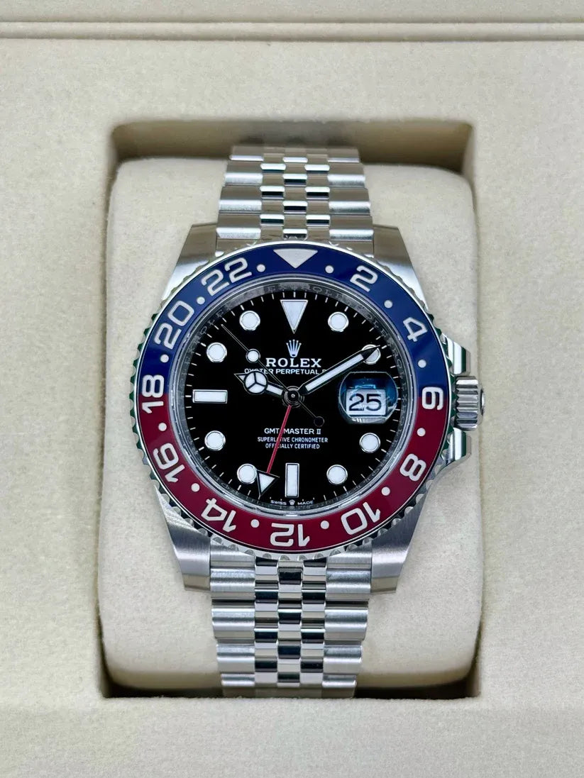 Rolex GMT-Master II Watch 40mm 126710blro-0001