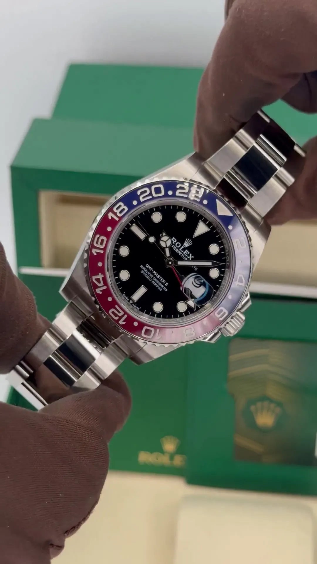 Rolex GMT-Master II Watch 40mm 126710blro-0002