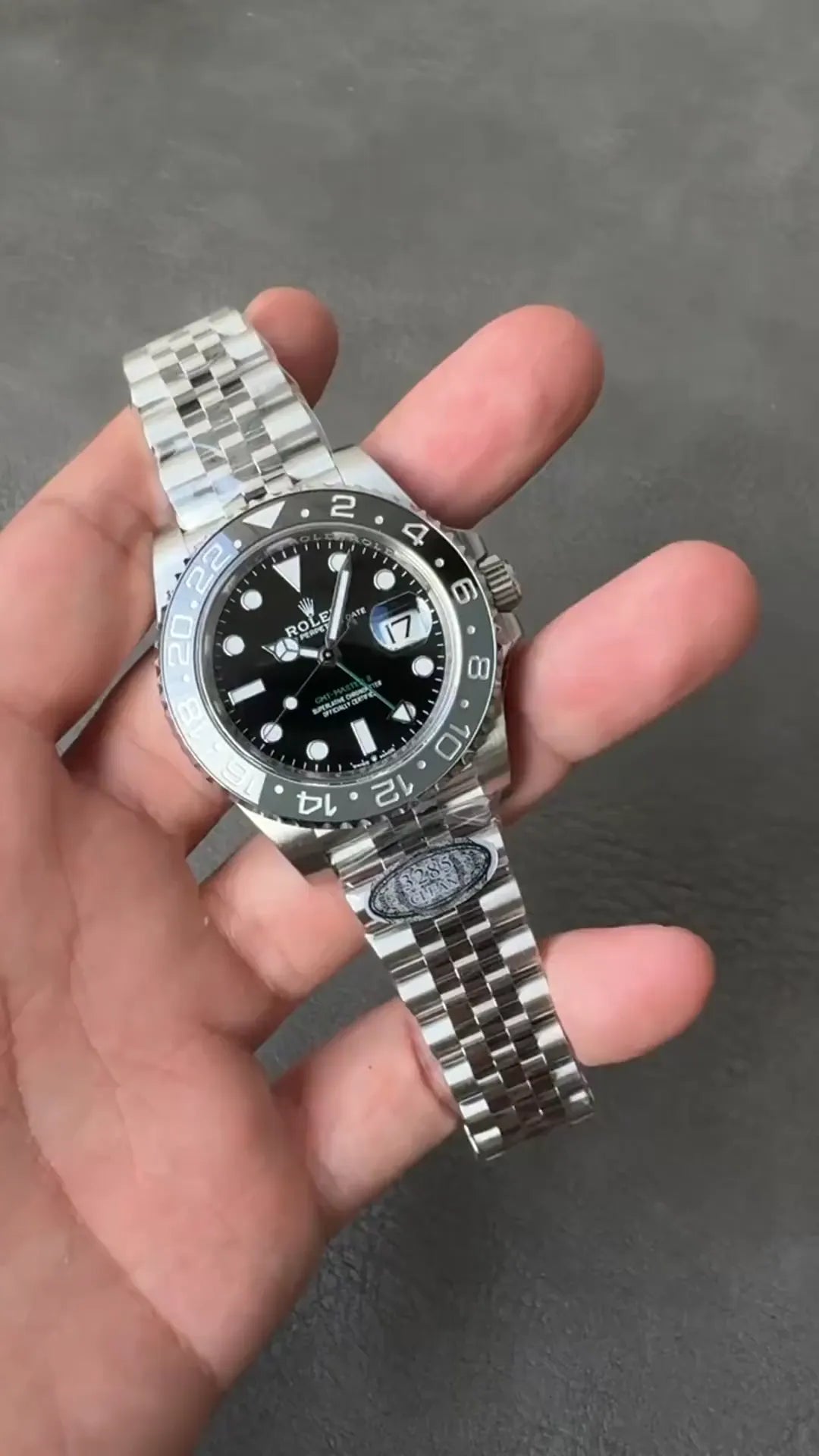 Rolex GMT-Master II Watch 40mm 126710GRNR-0003