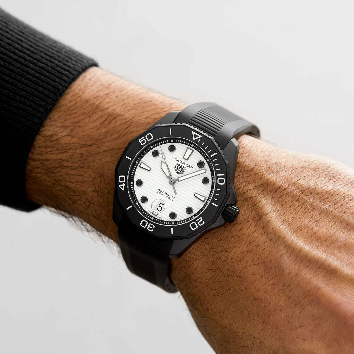 TAG Heuer Aquaracer Night Diver Watch 43mm WBP201D.FT6197