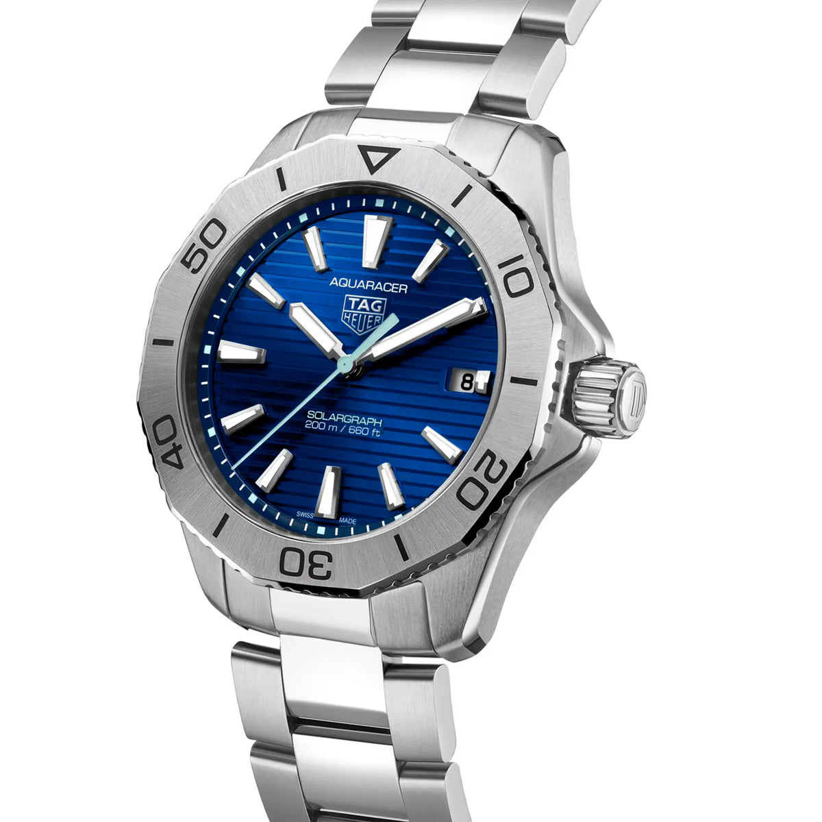 TAG Heuer Aquaracer Professional 200 Solargraph Watch 40mm WBP1113.BA0000