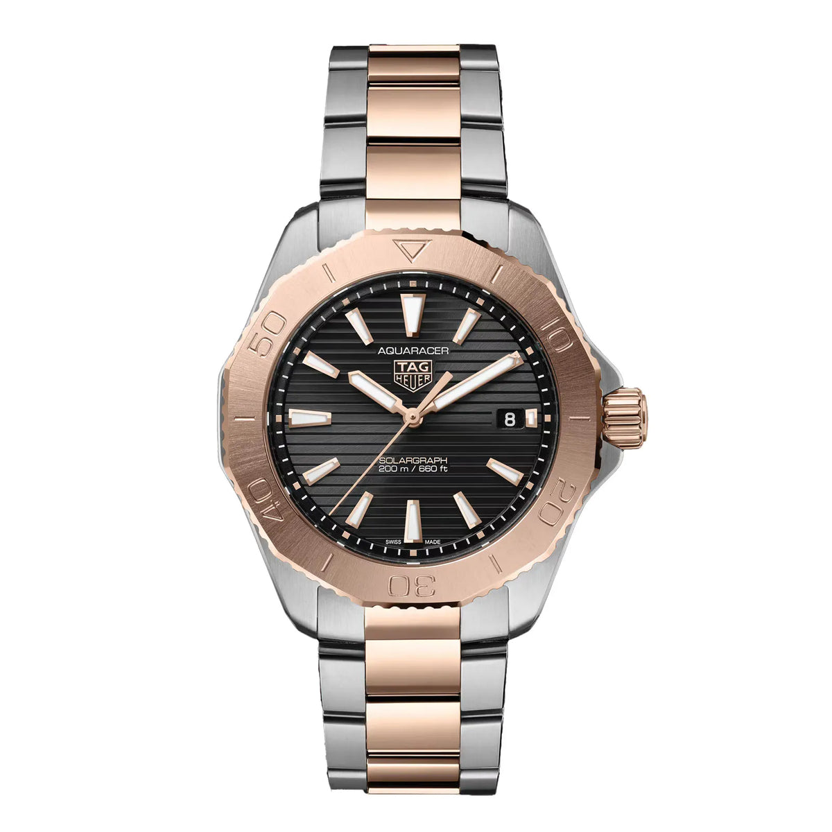 TAG Heuer Aquaracer Professional 200 Solargraph Watch 40mm WBP1121.BB0003