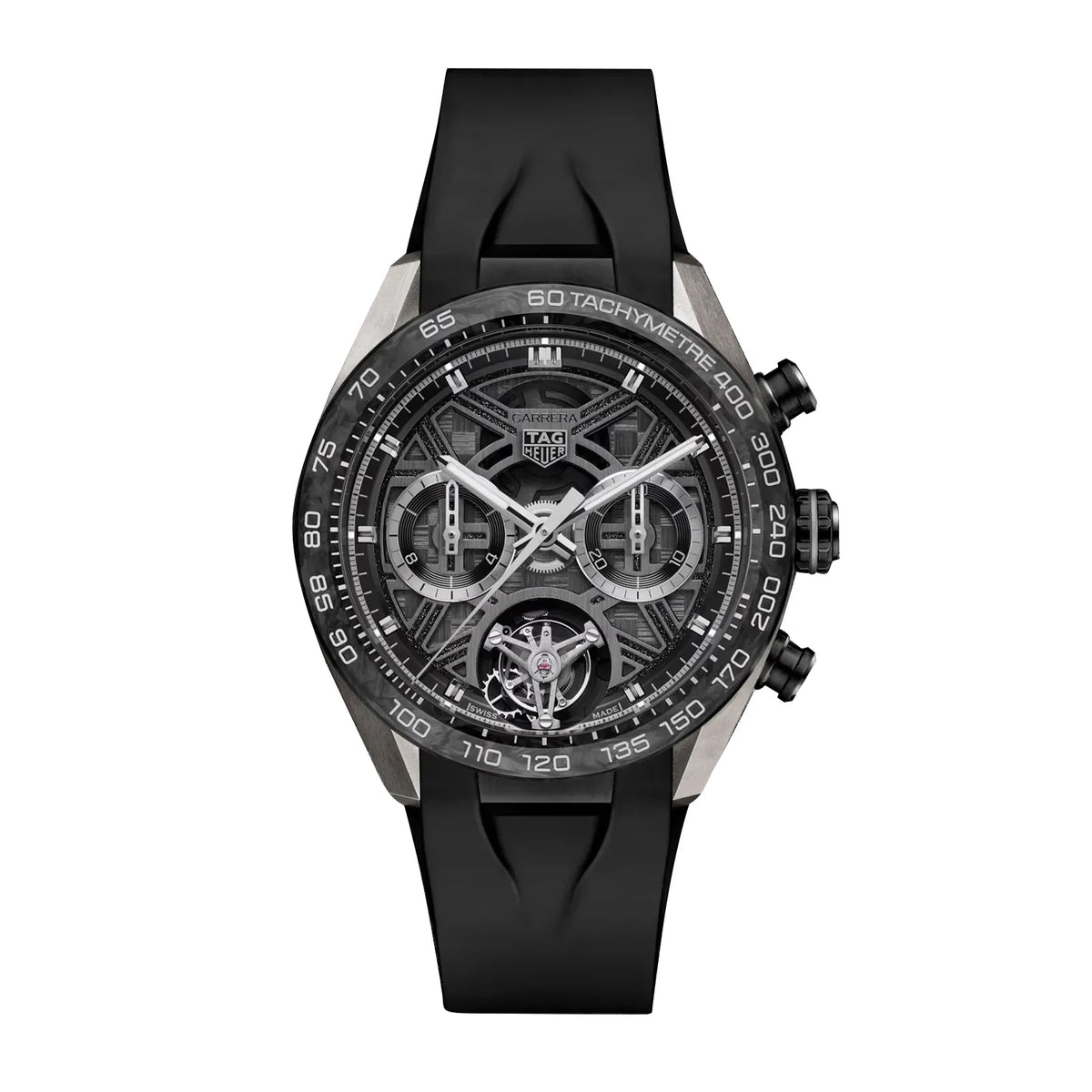 TAG Heuer Carrera Chronograph Tourbillon Extreme Sport Watch 44mm CBU5080.FT6272