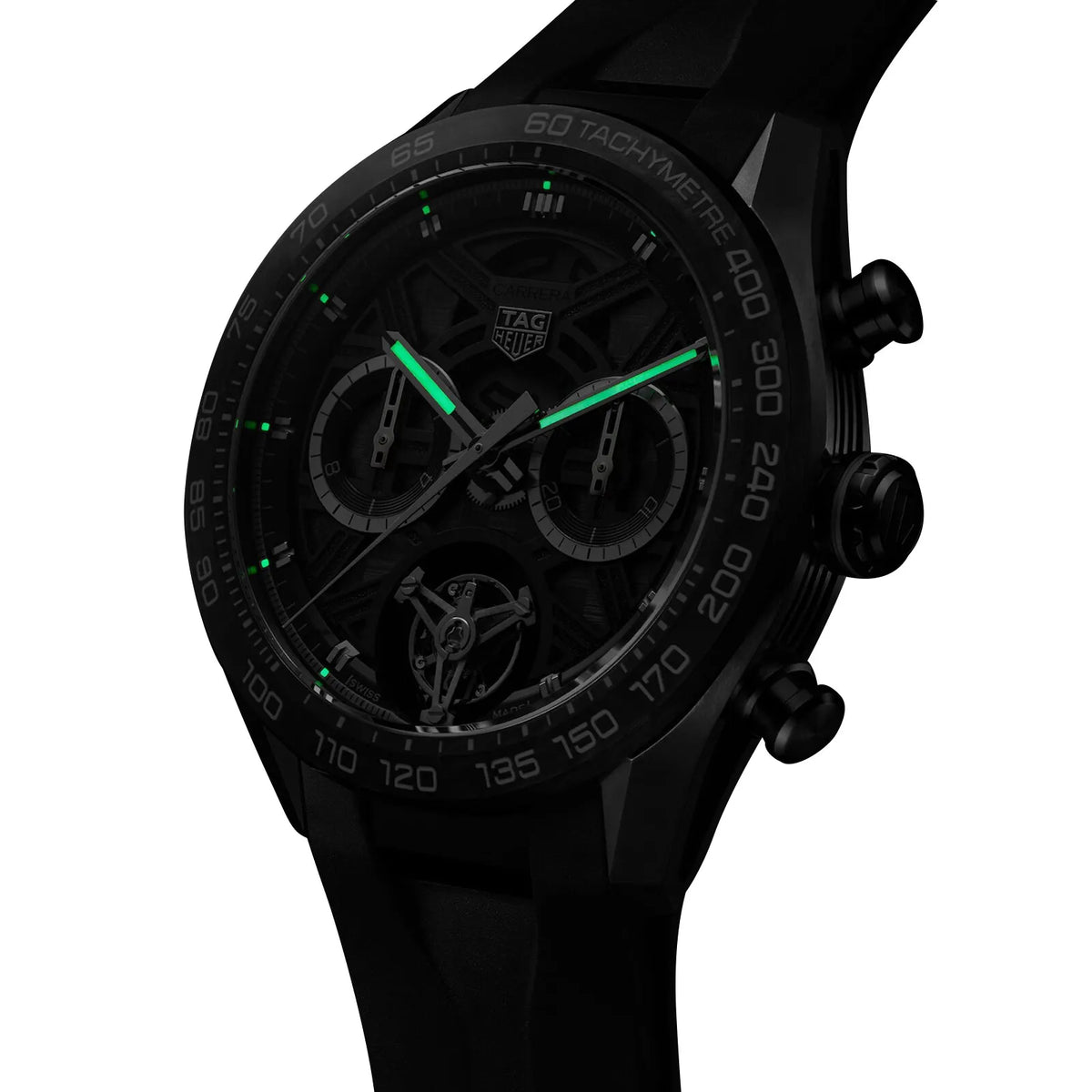 TAG Heuer Carrera Chronograph Tourbillon Extreme Sport Watch 44mm CBU5080.FT6272