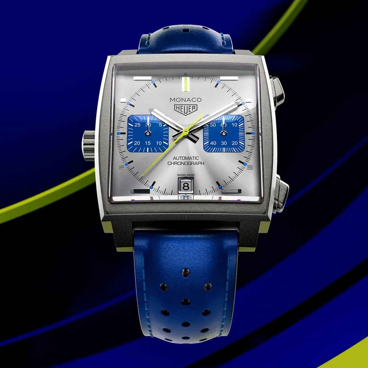 TAG Heuer Monaco Chronograph Watch 39mm CAW218C.FC6548