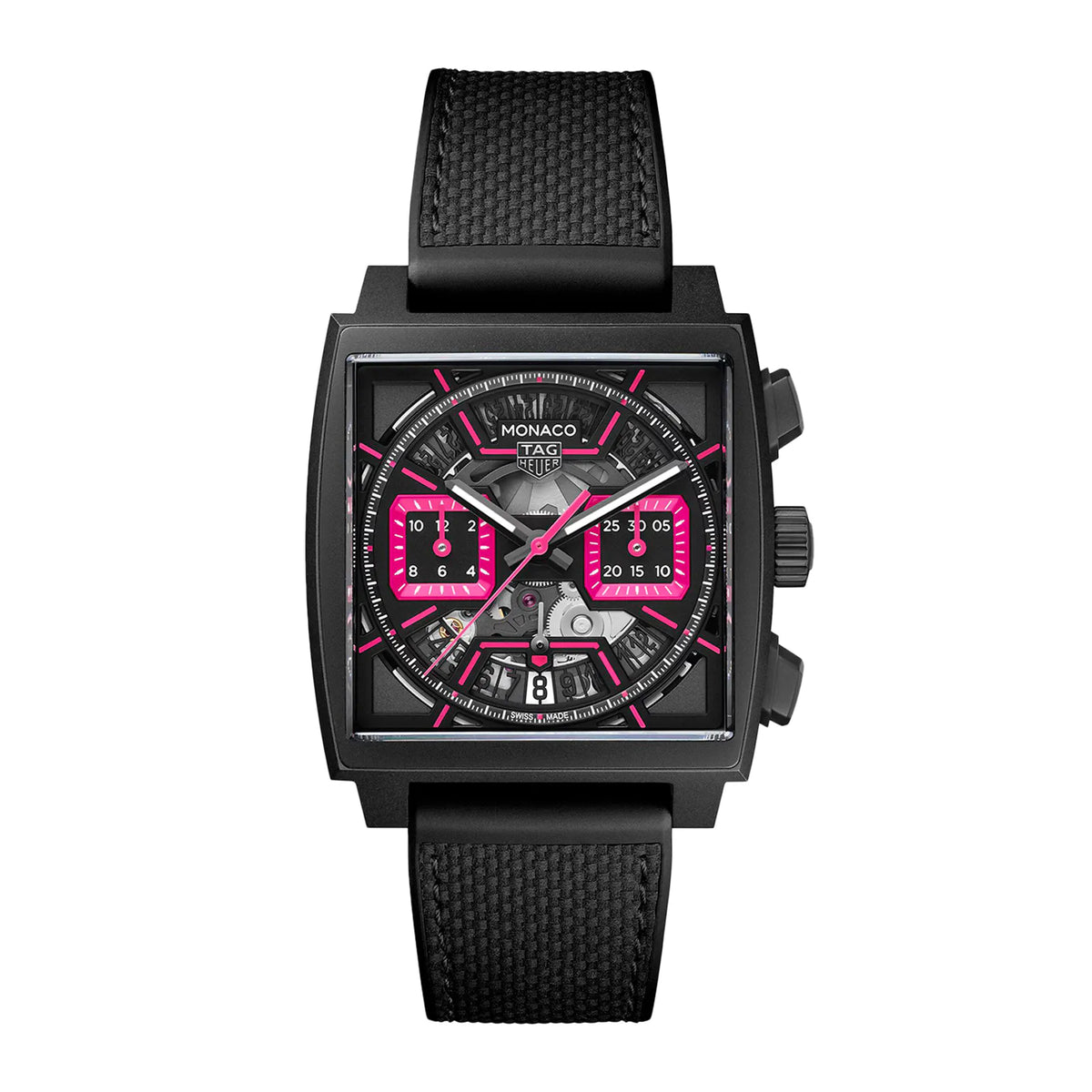TAG Heuer Monaco Chronograph Watch 39mm CBL218B.FT6236