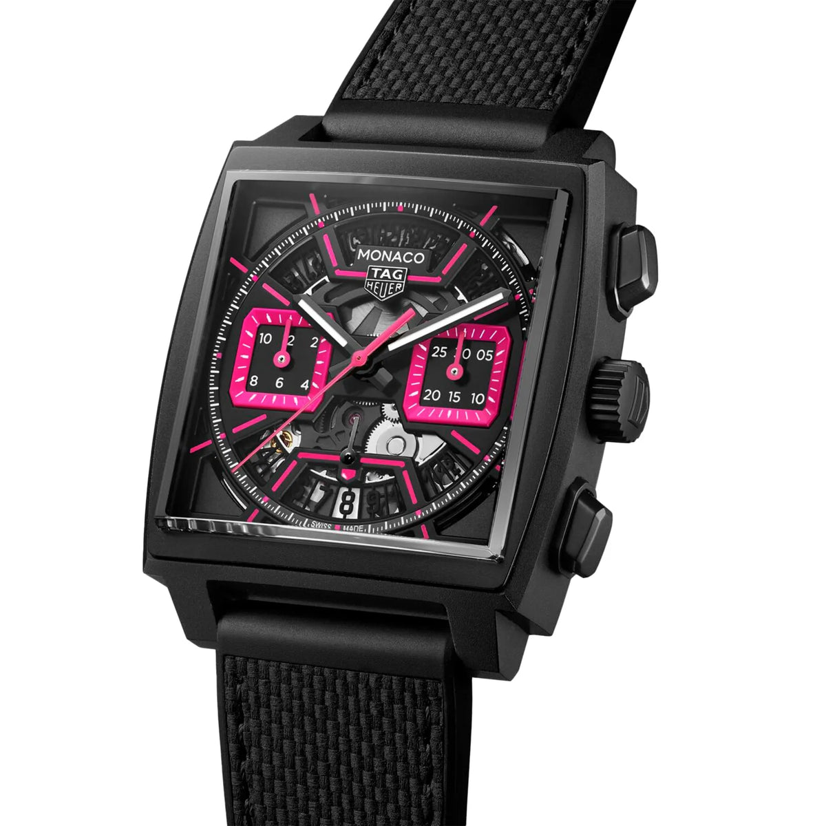 TAG Heuer Monaco Chronograph Watch 39mm CBL218B.FT6236